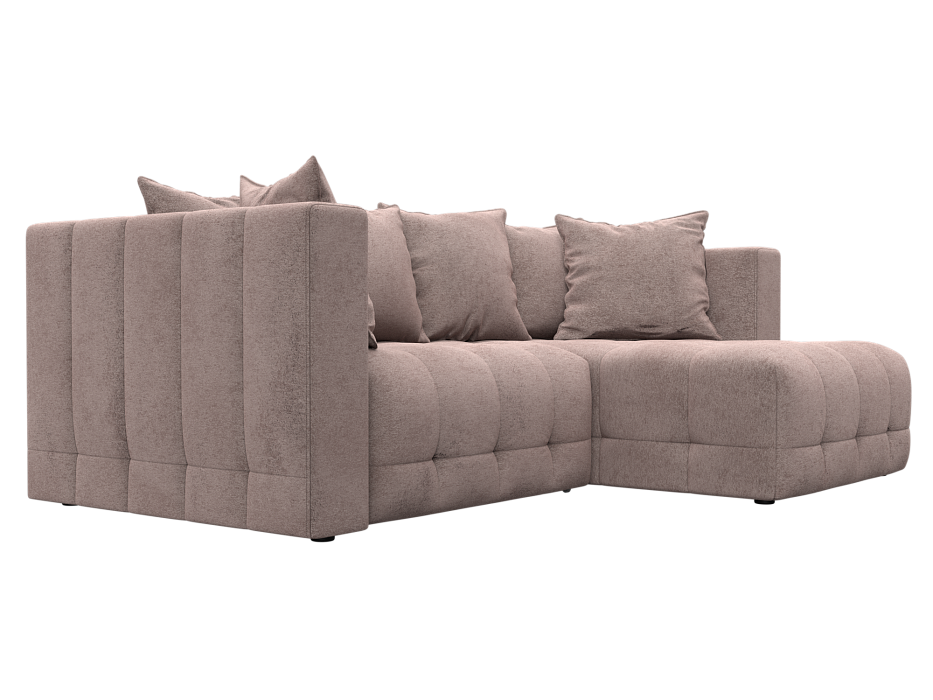 Диван угловой Лига-052 НПБ угол универсальный (tower 05 бежевый)