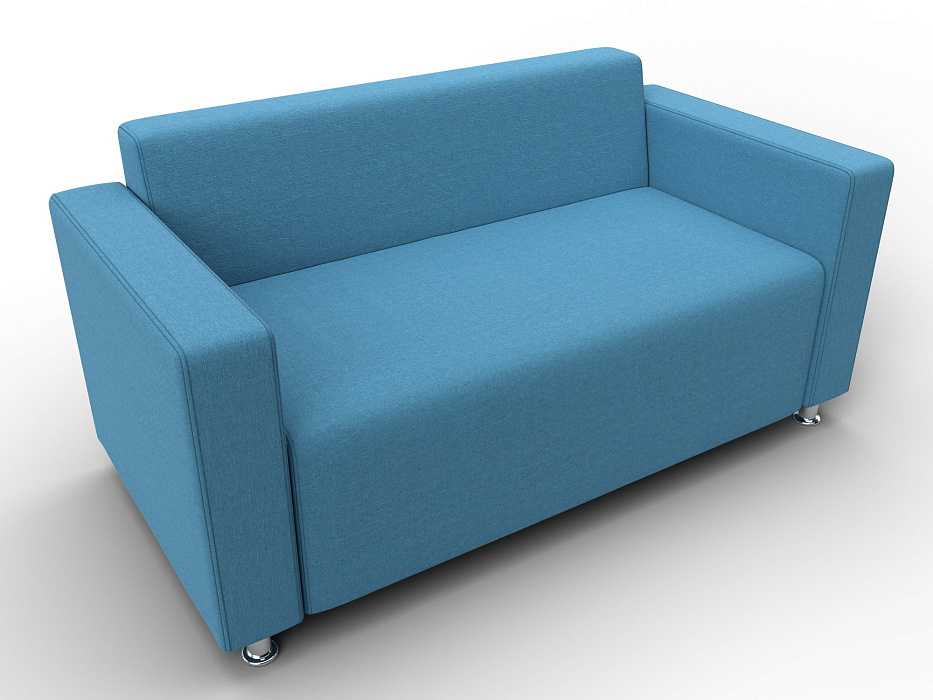 Диван прямой Лига-093 ВН (амур 10 голубой)