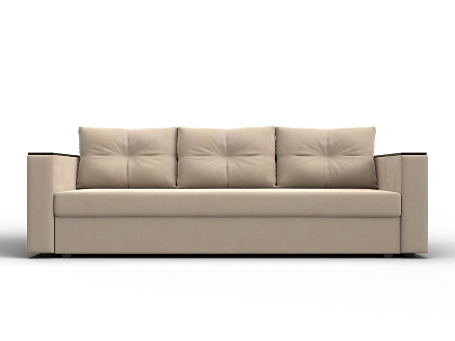 Диван прямой Атланта без стола (seven 729 бежевый)