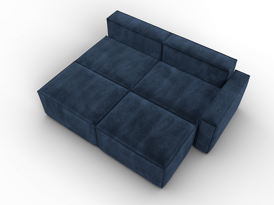Диван угловой модульный Лига-063 угол правый (tower 13 синий)