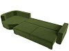 Угловой диван Лига-026 левый угол (зеленый цвет)
