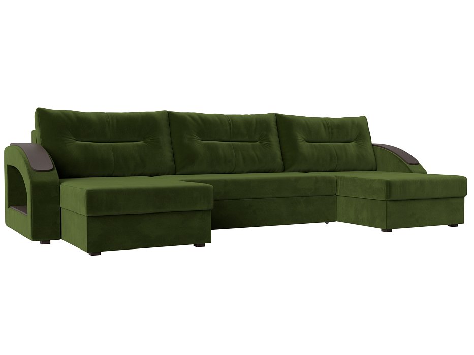 П-образный диван Канзас (зеленый цвет)