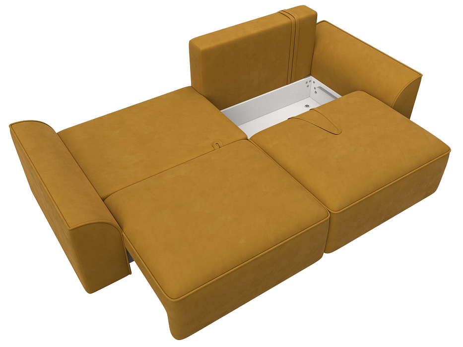 Диван прямой Лига-048 НПБ (brut 10 желтый) Диван прямой Лига-048 НПБ (brut 10 желтый)