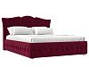 Интерьерная кровать Герда 180 (бордовый цвет)