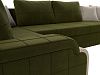 П-образный диван Николь (зеленый\бежевый\бежевый цвет)