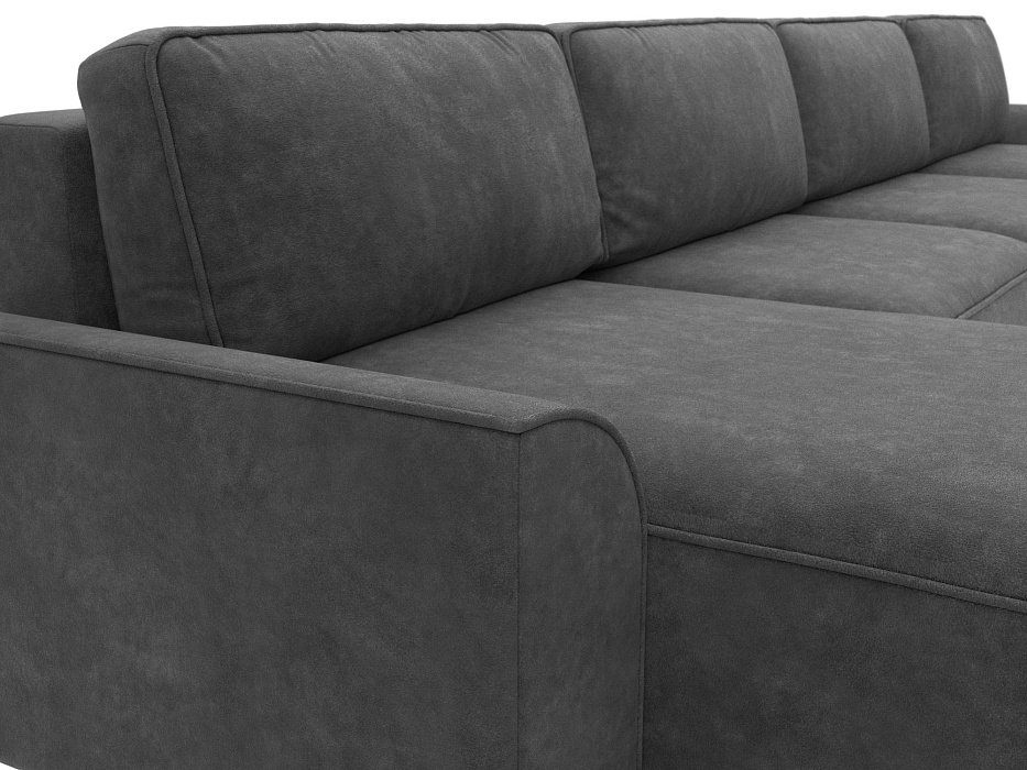 Диван П-образный Лига-048 НПБ лонг (brut 16 темно-серый) Диван П-образный Лига-048 НПБ лонг (brut 16 темно-серый)