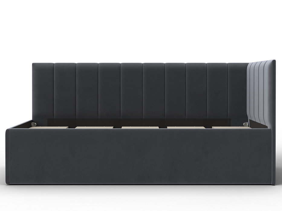 Кровать односпальная Лига-128 (90) (seven 17 серый)