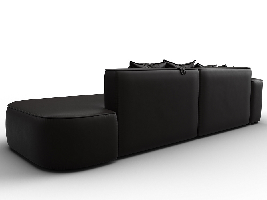 Диван угловой Лига-065 угол левый (grifon 12 коричневый)