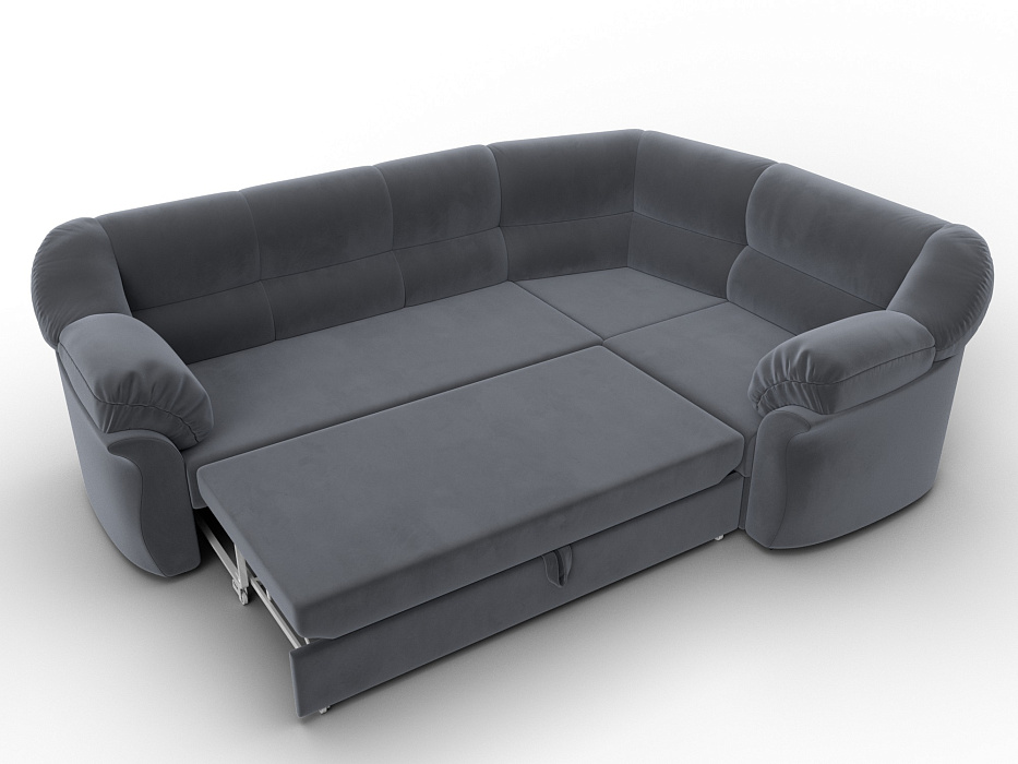 Диван угловой Карнелла правый угол (seven 17 серый)