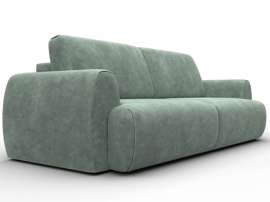 Диван прямой Лига-115 НПБ (brut 08 зеленый)