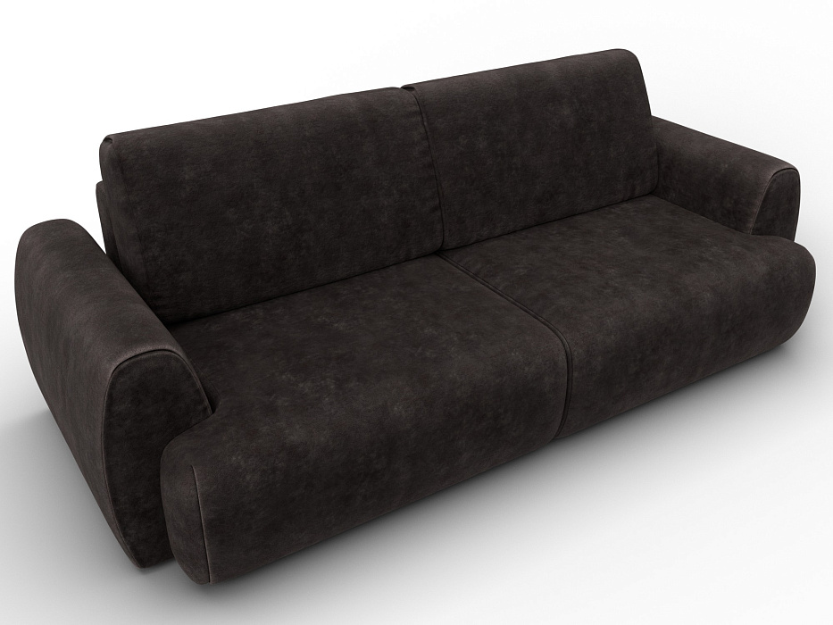 Диван прямой Лига-115 НПБ (brut 17 коричневый)