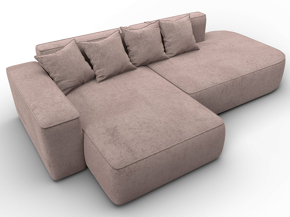 Диван угловой Лига-065 угол левый (tower 05 бежевый)