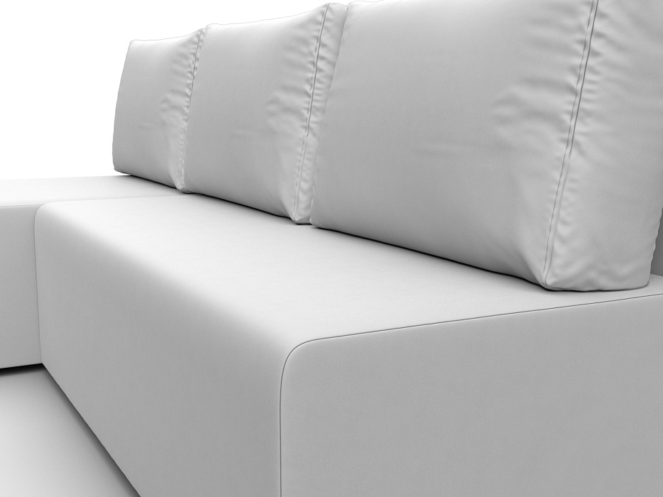 Диван угловой Поло левый угол (белый)