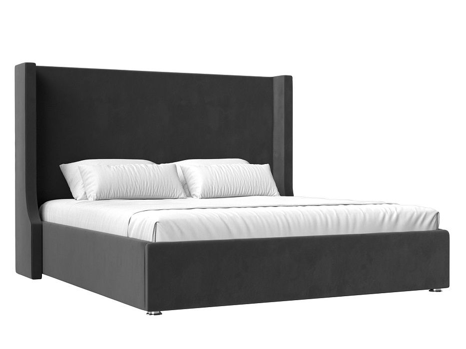 Интерьерная кровать Ларго 160 (серый цвет)
