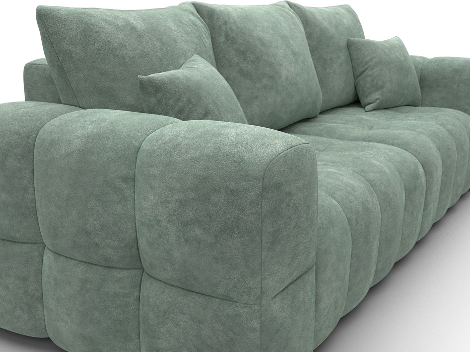 Диван прямой Лига-110 НПБ (brut 08 зеленый)