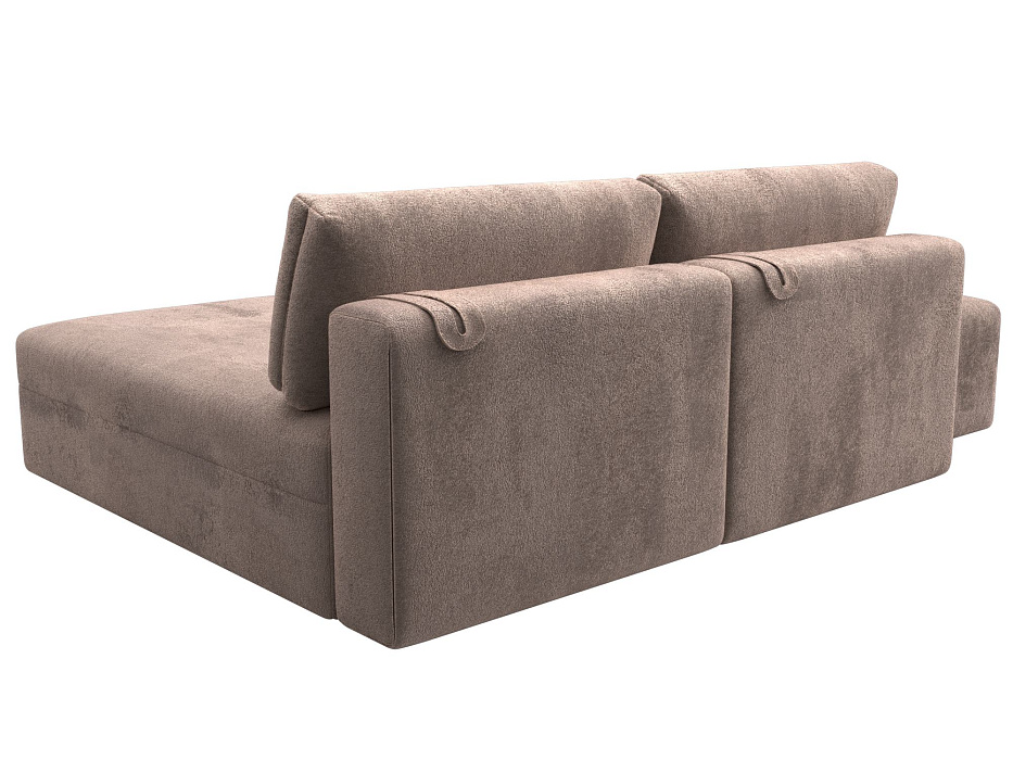 Диван угловой модульный с пуфом Лига-060 НПБ угол универсальный (tower 05 бежевый)