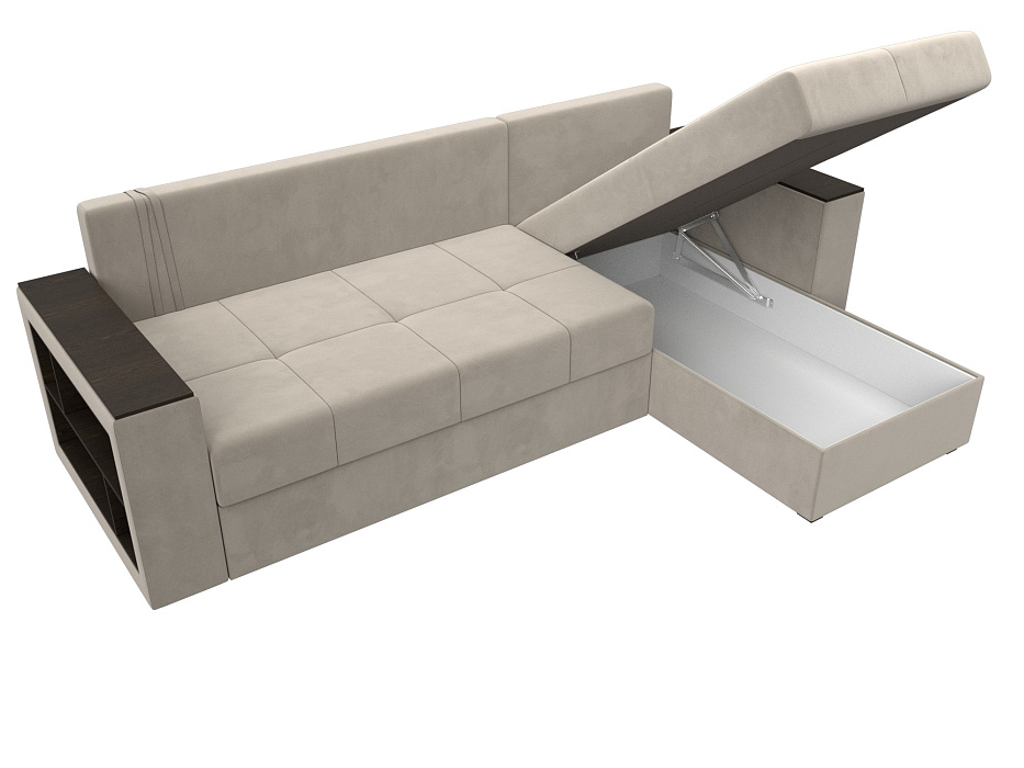 Диван угловой Дубай Лайт угол универсальный (бежевый)