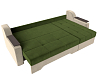 Угловой диван Сенатор правый угол (зеленый\бежевый цвет)