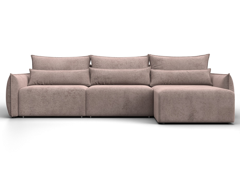 Диван угловой Лига-051 НПБ Лонг угол универсальный (tower 05 бежевый)