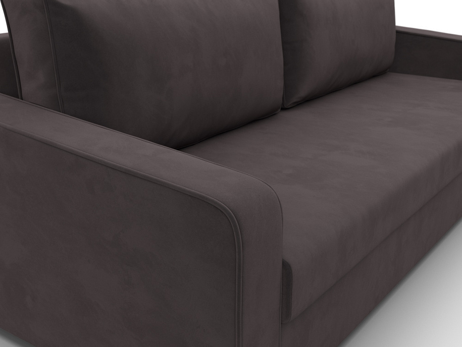 Диван прямой Лига-009 (коричневый)