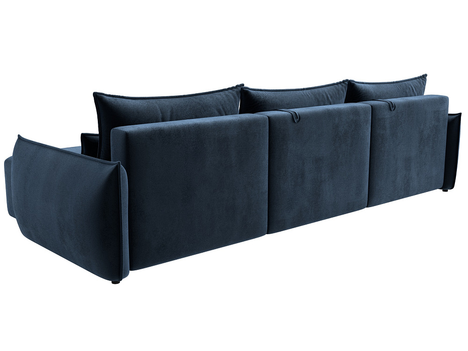 Диван угловой Лига-051 НПБ Лонг угол универсальный (tower 13 синий)