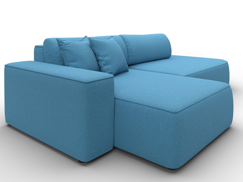 Диван угловой Лига-065 БП угол левый (амур 10 голубой) Диван угловой Лига-065 БП угол левый (амур 10 голубой)