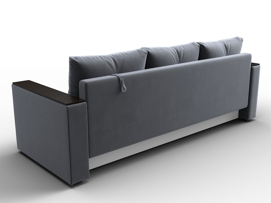 Диван прямой Атланта без стола (seven 17 серый)