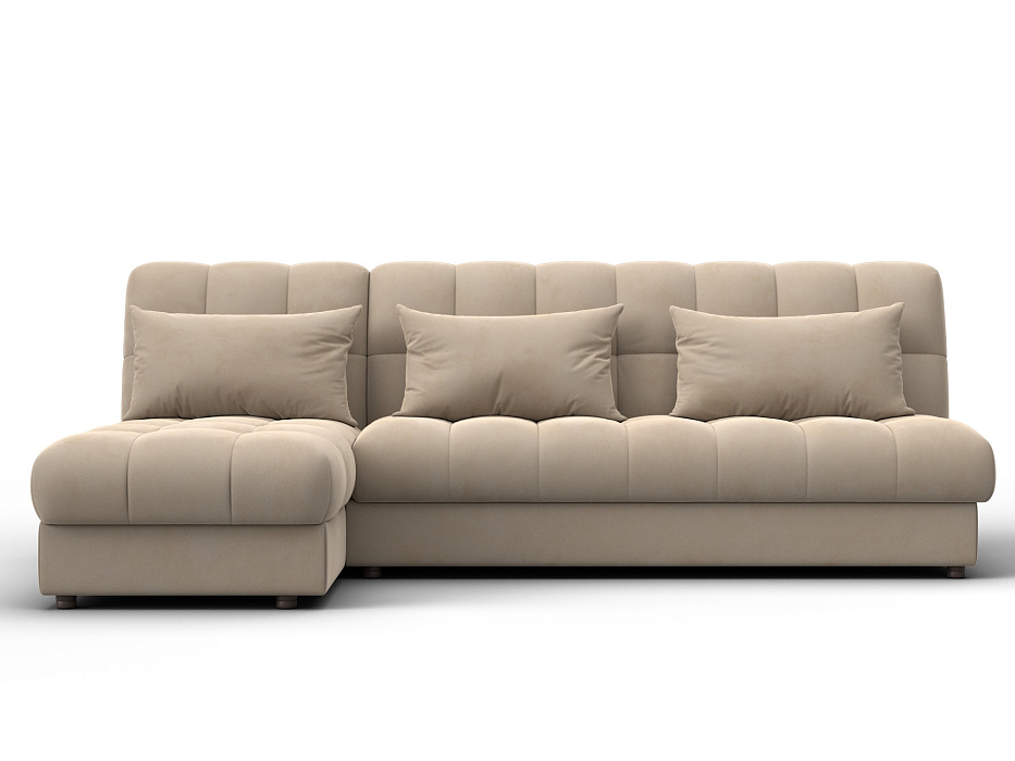 Диван угловой Лига-116 НПБ угол левый (seven 729 бежевый)