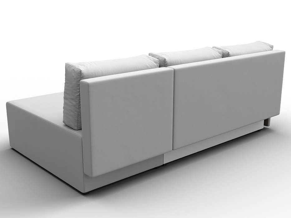 Диван угловой Поло правый угол (белый)