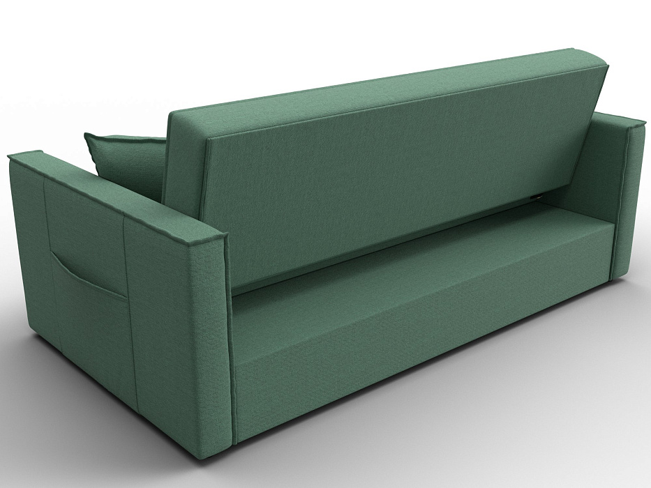 Диван прямой Лига-104 (160) (амур 11 зеленый)