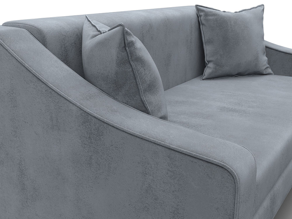 Диван прямой Лига-071 (tower 10 серый)