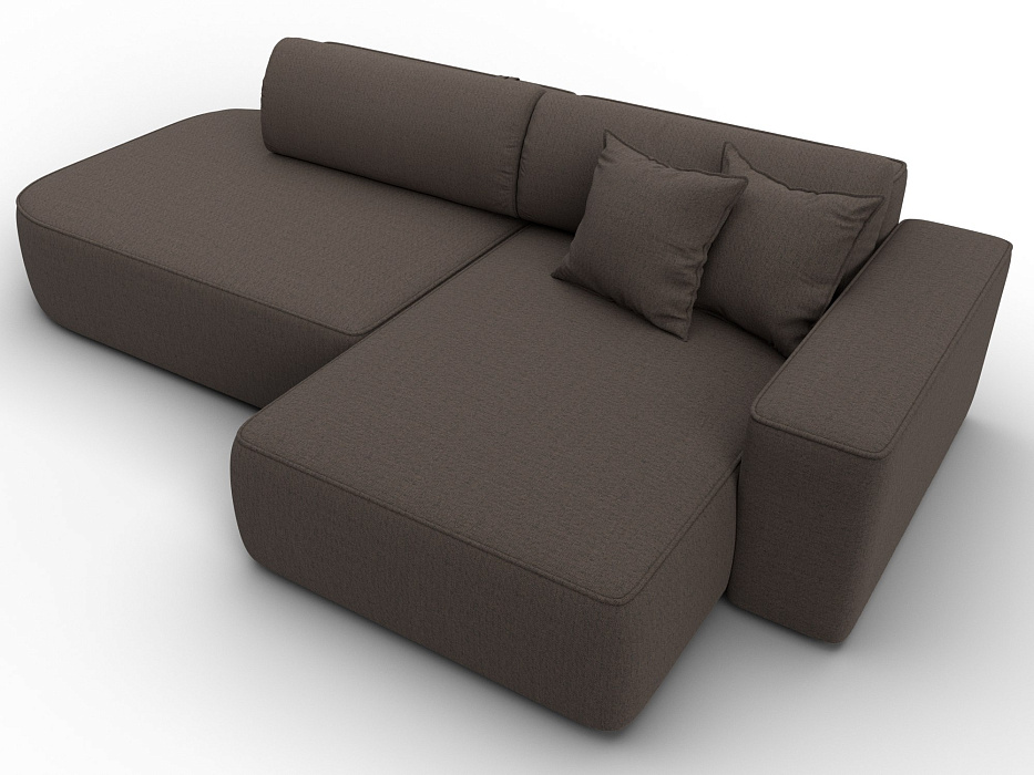 Диван угловой Лига-065 БП угол правый (амур 05 коричневый) Диван угловой Лига-065 БП угол правый (амур 05 коричневый)