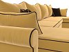 П-образный диван Элис (желтый\коричневый)