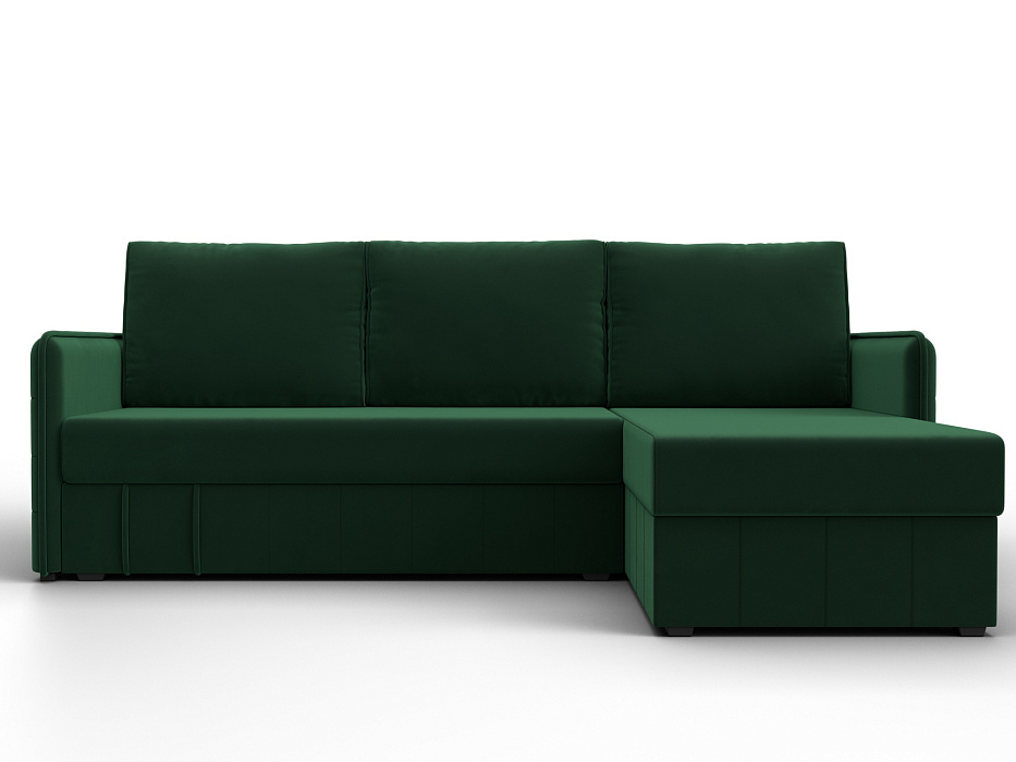 Диван угловой Слим угол универсальный (зеленый)