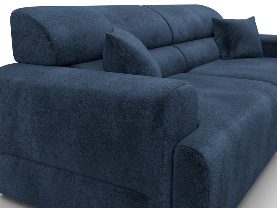 Диван прямой Лига-109 НПБ (tower 13 синий)