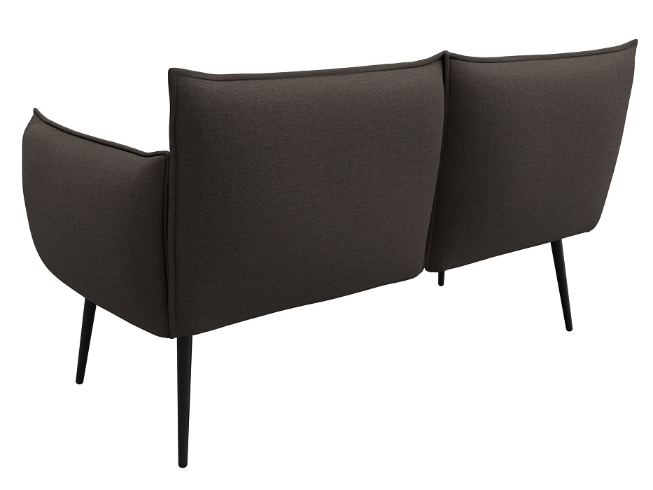 Диван прямой Лига-083 (рогожка амур 05 коричневый)