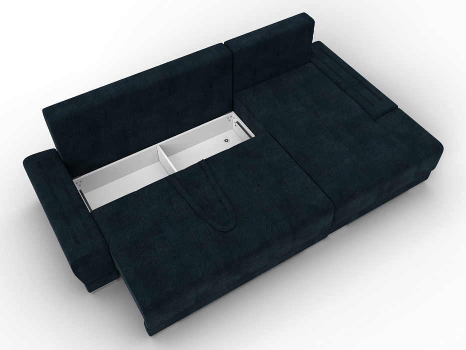 Диван угловой Лига-119 угол правый (laim 21 графит)