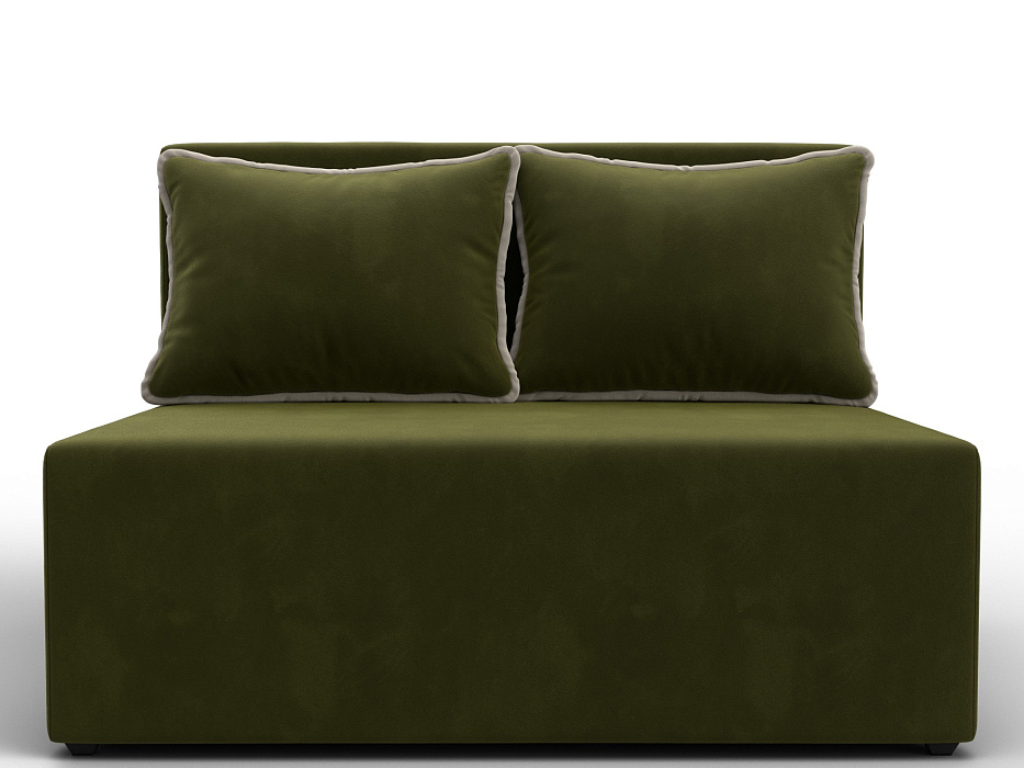 Диван прямой Лагуна (зеленый;бежевый)