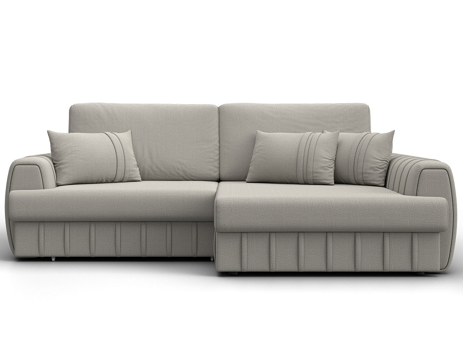 Диван угловой Лига-057 НПБ угол правый (амур 02 бежевый)