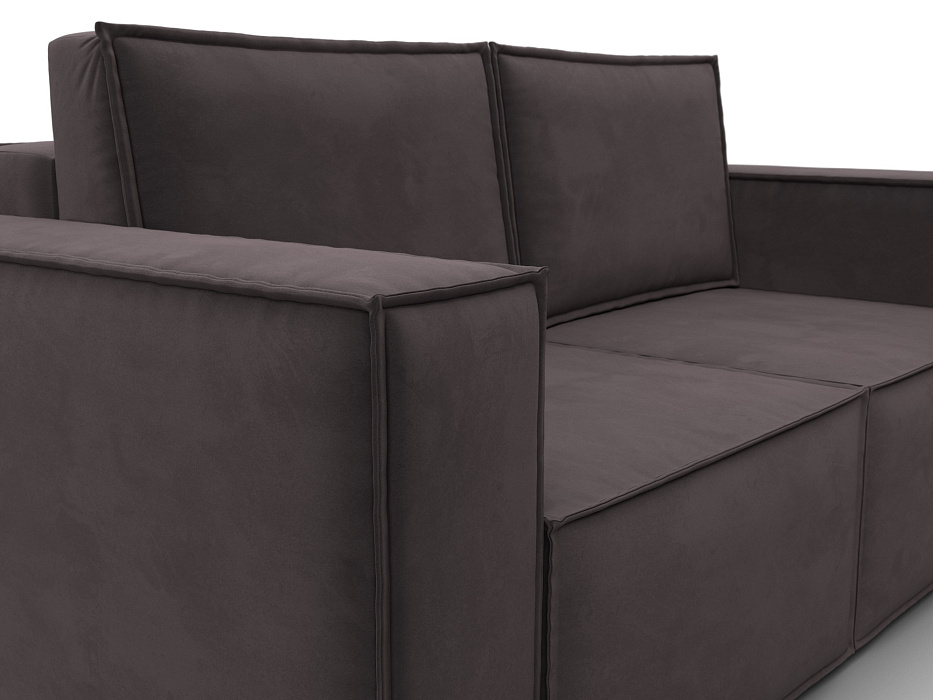 Диван прямой Куба мини (коричневый)