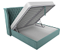 Интерьерная кровать Далия 160 (бирюзовый цвет)