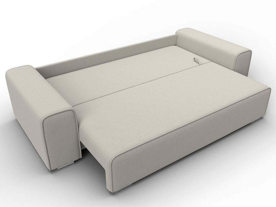 Диван прямой Лига-029 (амур 02 бежевый)