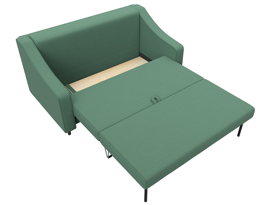 Диван прямой Лига-071 (амур 11 зеленый)