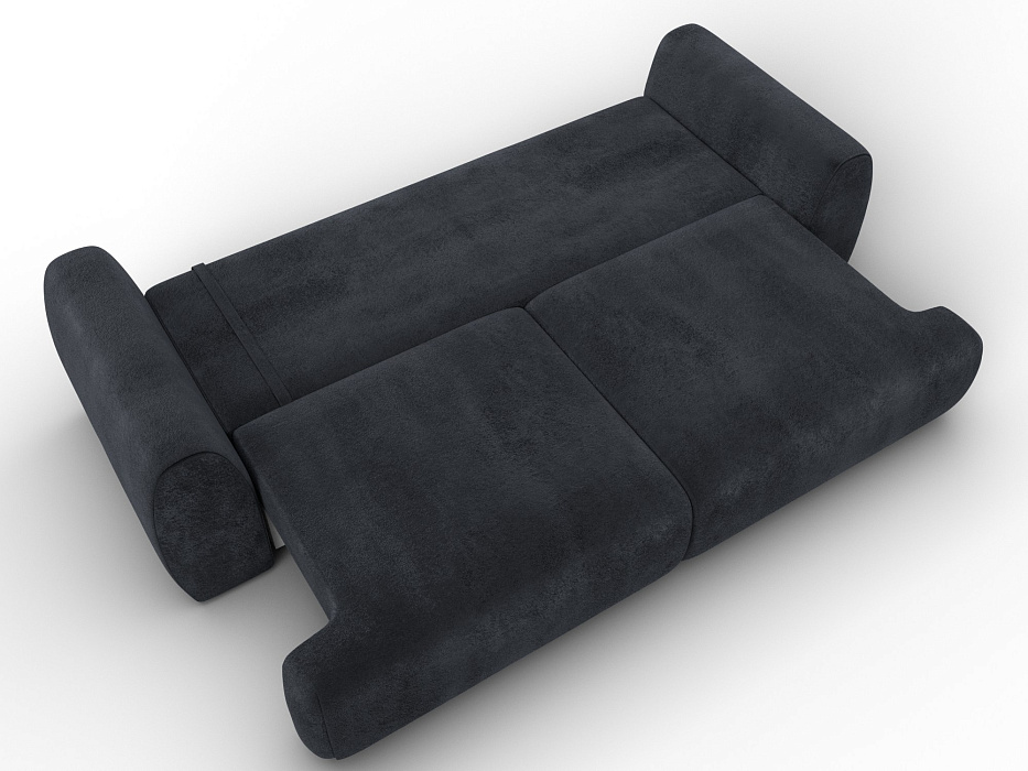 Диван прямой Лига-115 НПБ (tower 11 темно-серый)