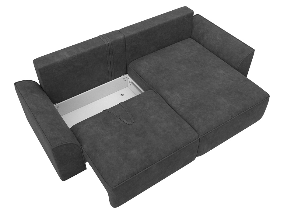 Диван угловой Лига-048 НПБ (brut 16 темно-серый) Диван угловой Лига-048 НПБ (brut 16 темно-серый)