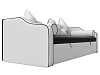 Детский диван-кровать Рико (черный\белый)