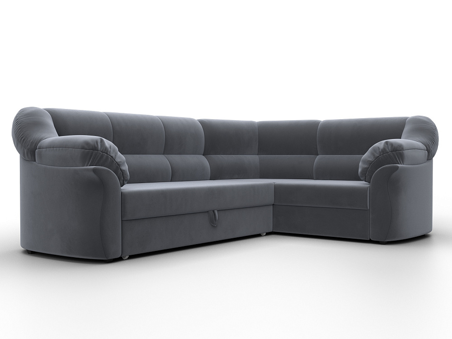 Диван угловой Карнелла правый угол (seven 17 серый)