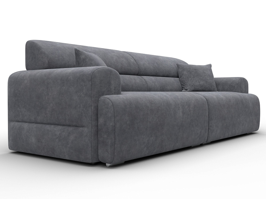 Диван прямой Лига-109 НПБ (brut 16 темно-серый)