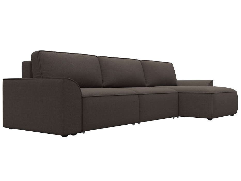 Диван угловой Лига-048 НПБ лонг (амур 05 коричневый) Диван угловой Лига-048 НПБ лонг (амур 05 коричневый)