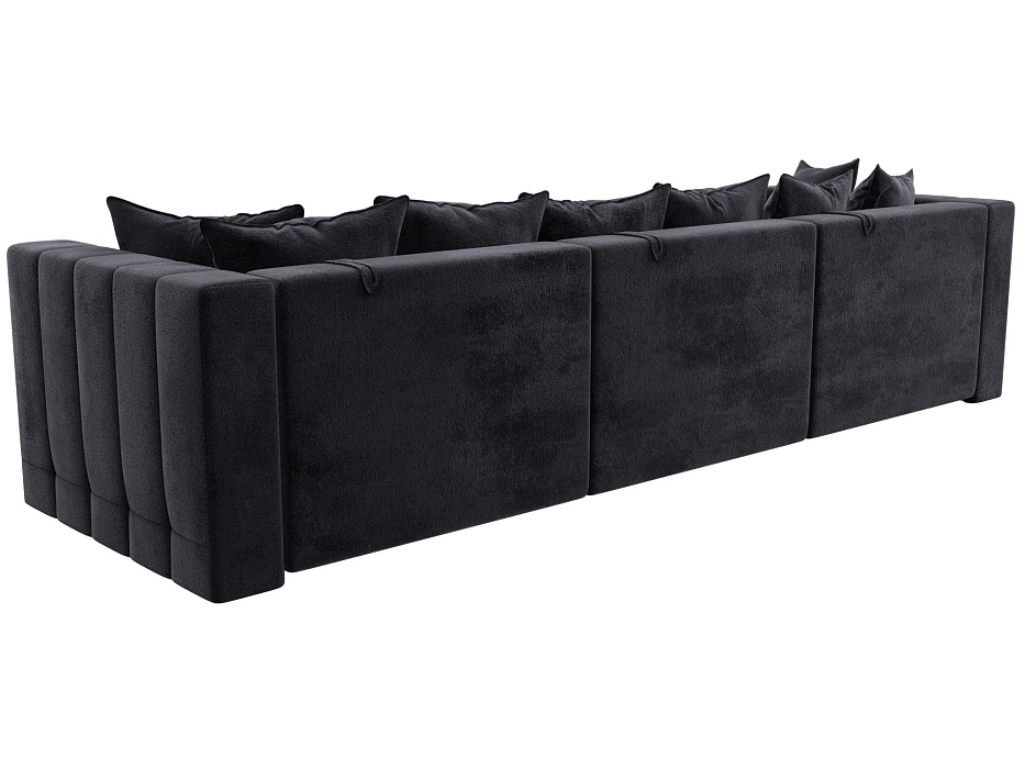 Диван прямой Лига-052 НПБ Лонг (tower 11 темно-серый)